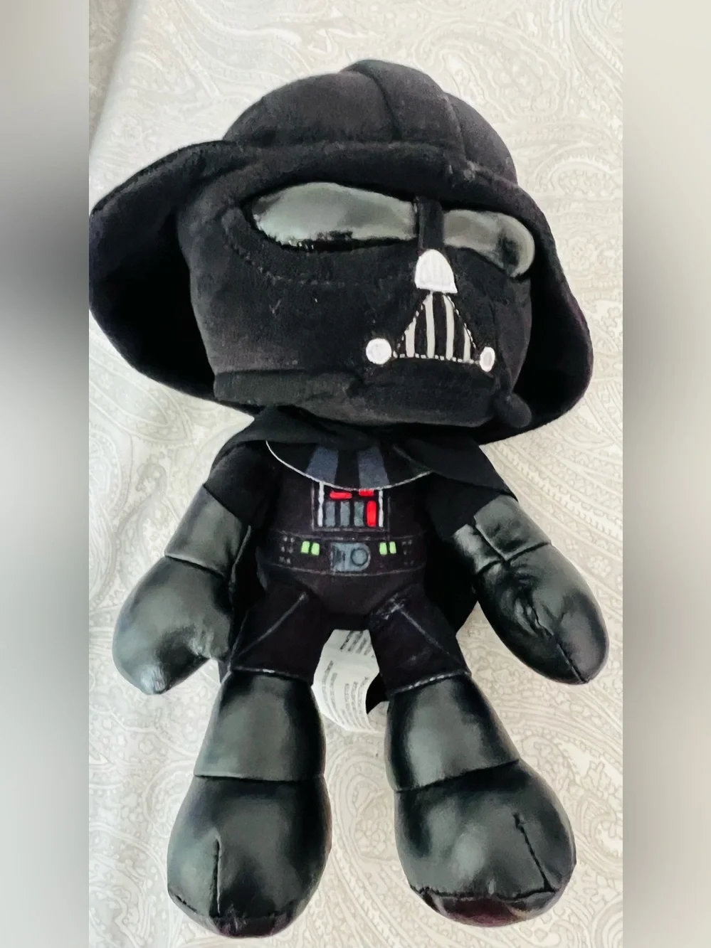 Star Wars plushie & Black Plush Toy with Neon Green & Orange Accents
